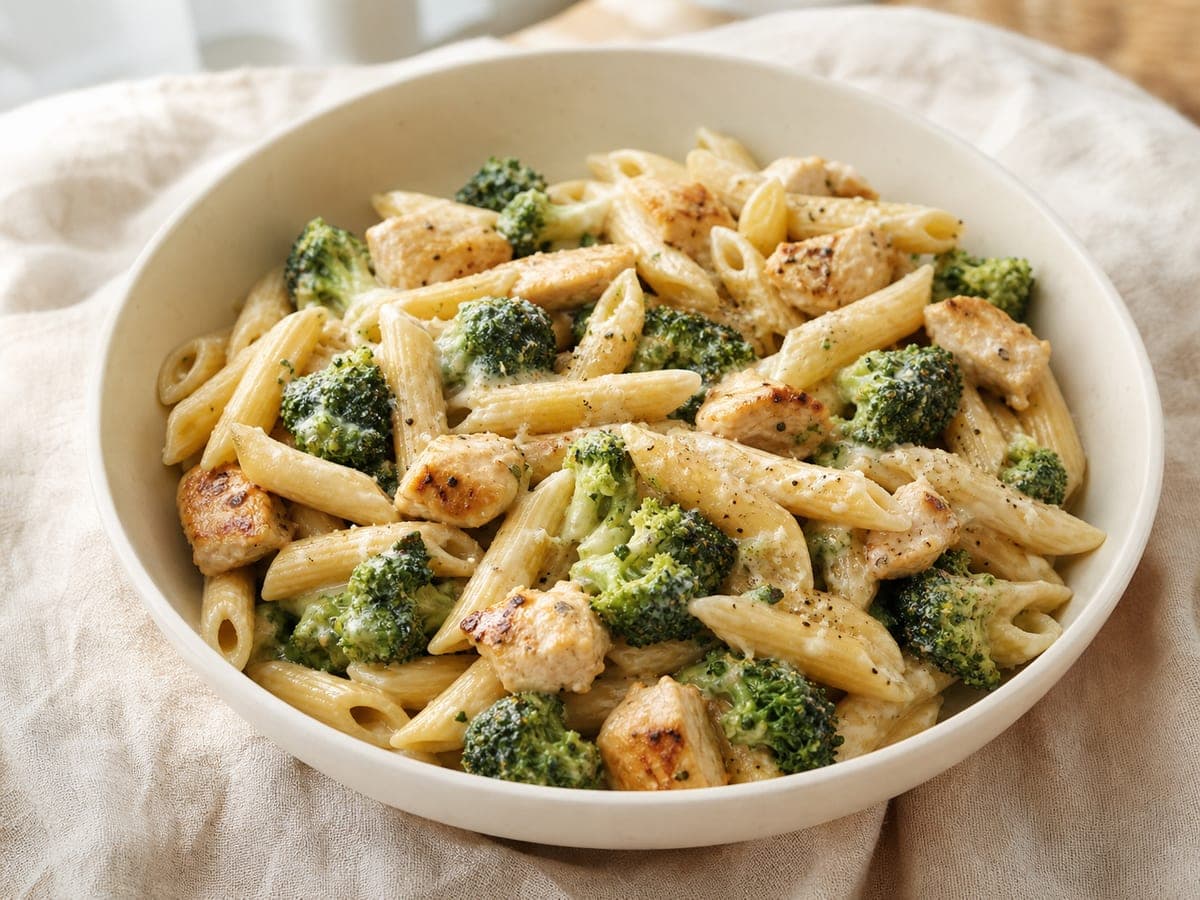 Creamy Chicken Broccoli Pasta