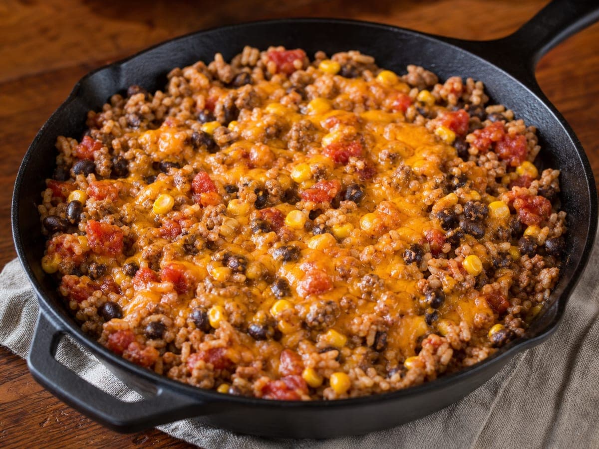 Ground Beef Taco Skillet