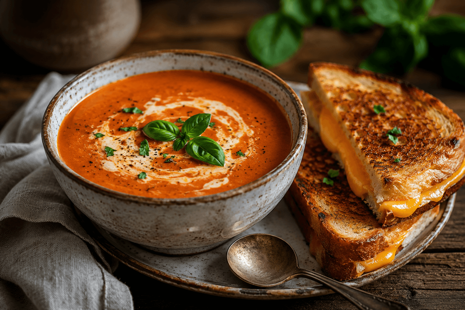 Creamy Tomato Basil Soup